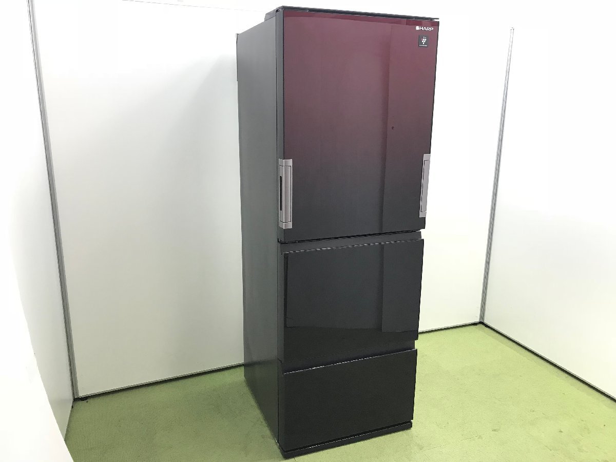 2020年製 美品 SHARP シャープ 冷凍冷蔵庫 SJ-GW35F-R 左右開き 3ドア