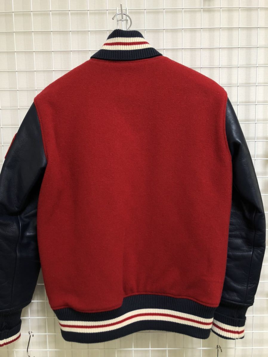 SUPREME NEIGHBORHOOD レザースタジャン 赤紺 サイズ2(M SUPREME NEIGHBORHOOD レザースタジャン 赤紺 サイズ2(M