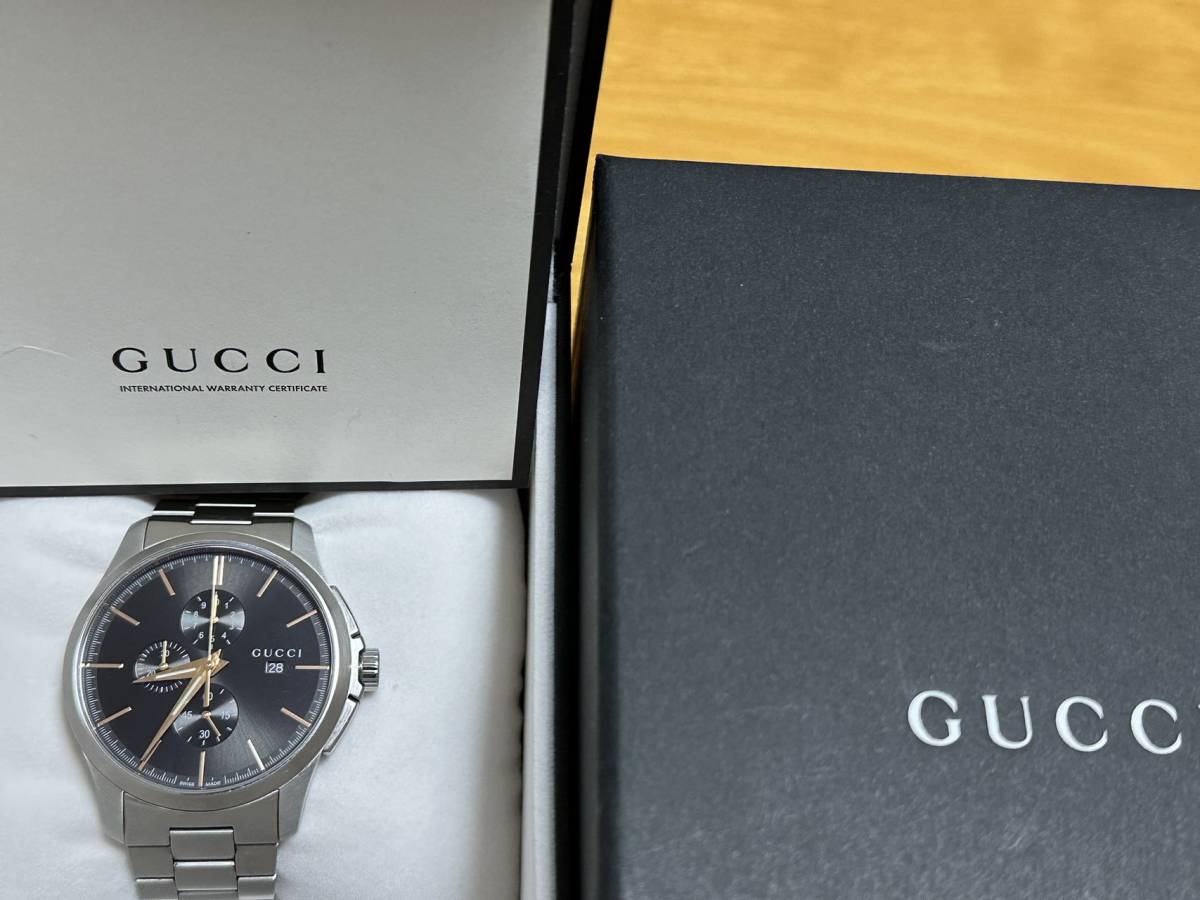 お礼や感謝伝えるプチギフト グッチ 腕時計 中古 GUCCI メンズ