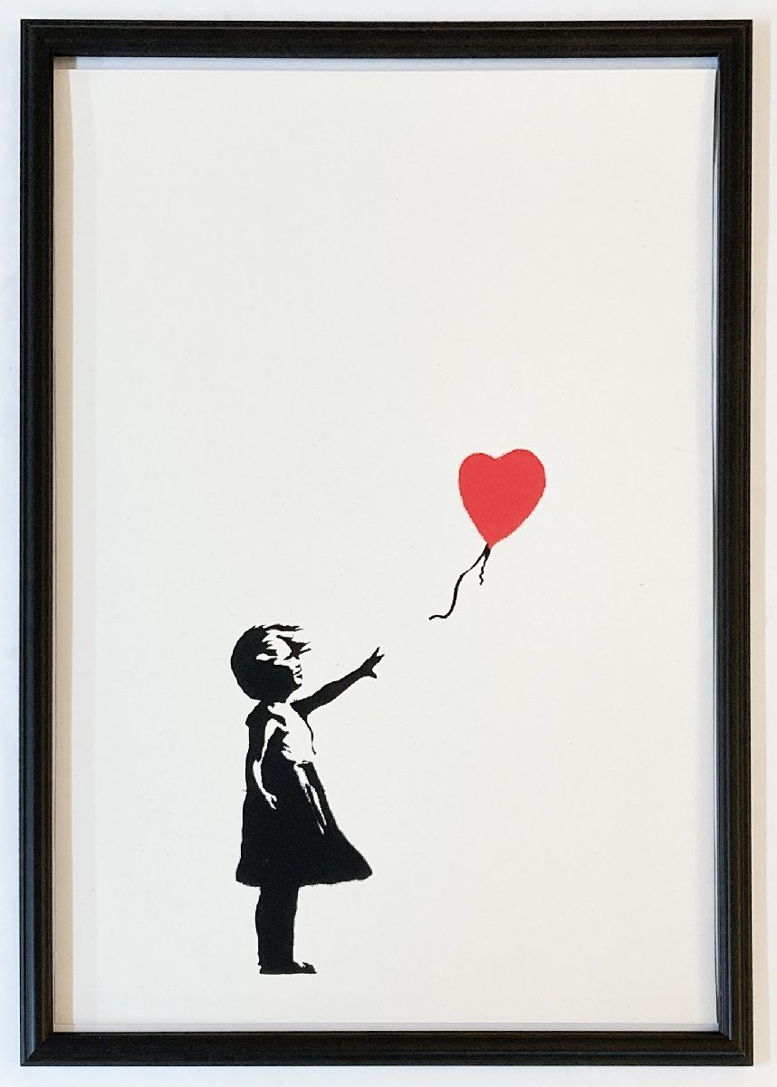 定形外発送送料無料商品 Banksy バンクシー GIRL WITH RED BALLOON WCP