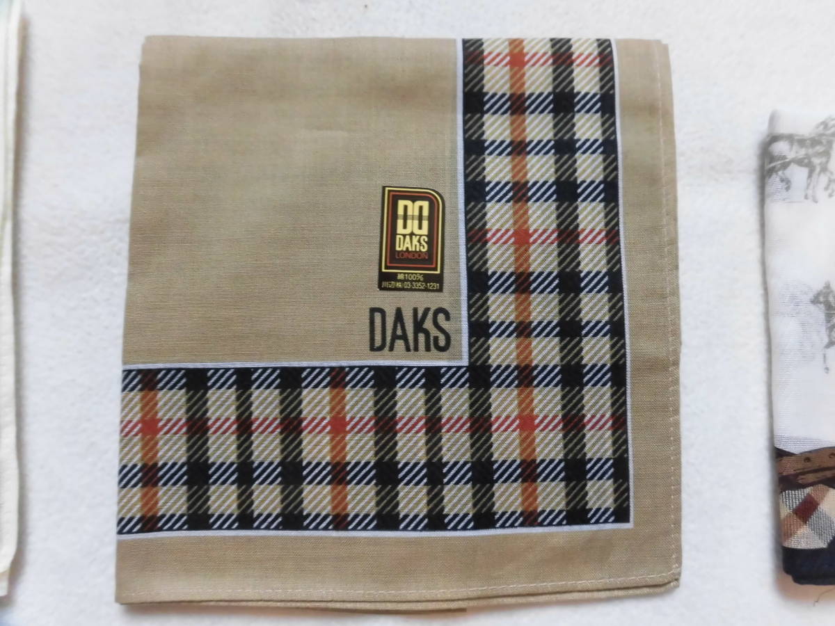  unused *DAKS Dux handkerchie 3 sheets gentleman handkerchie 