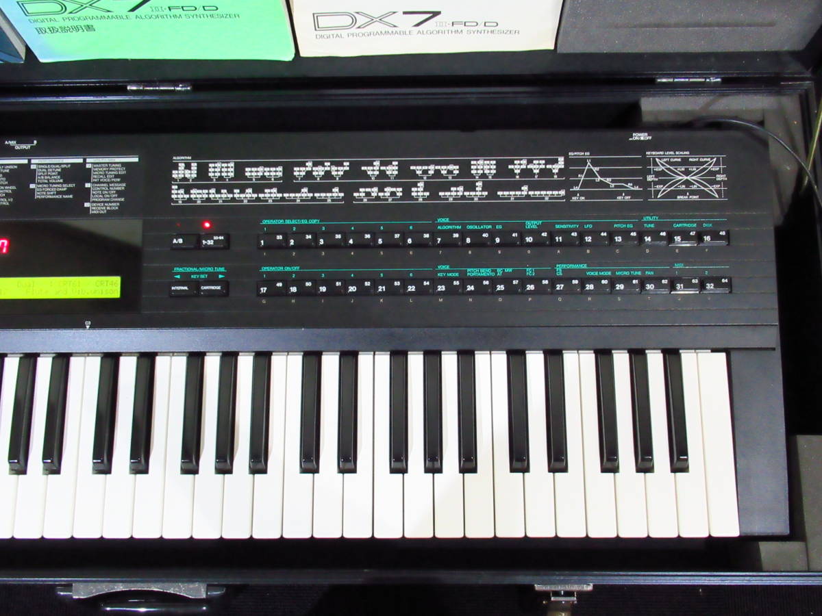 YAMAHA/ヤマハ DX7 II-D 61鍵盤 シンセサイザー ハードケース付