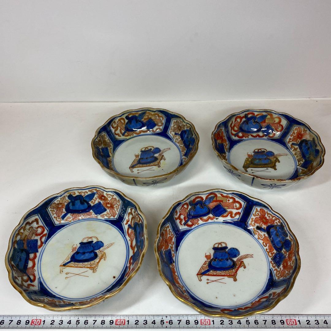 古伊万里染錦 大膾皿 4枚 西2Fさ4-1012⑦ | castroarquitetos.com