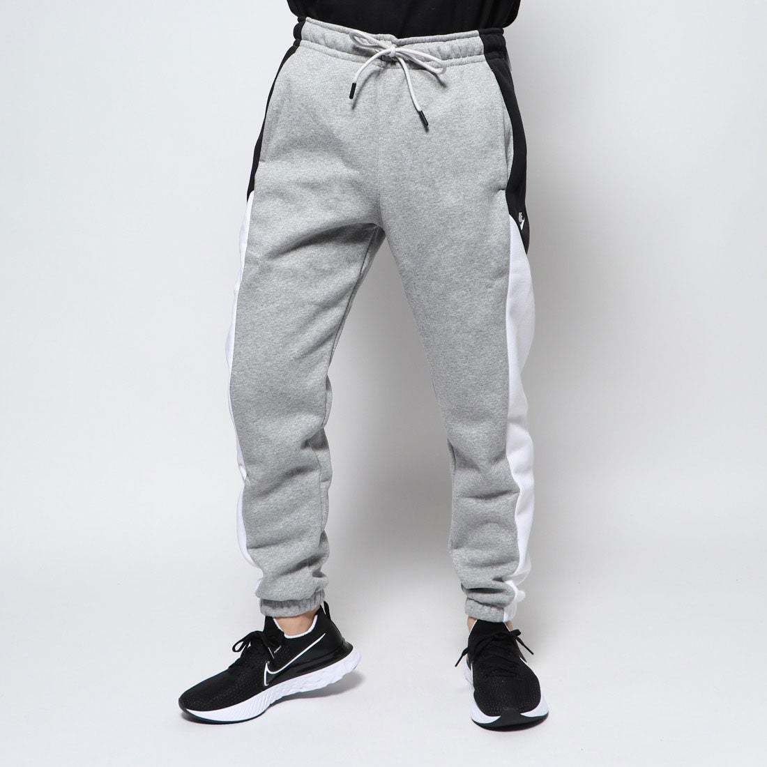 完璧 NIKE - Yahoo!オークション SWOOSH グレー パンツ クルー BB ナイキ