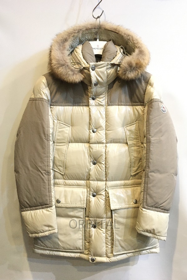 ギフト 二子玉 MONCLER モンクレール 18AW FREY コヨーテファー付き