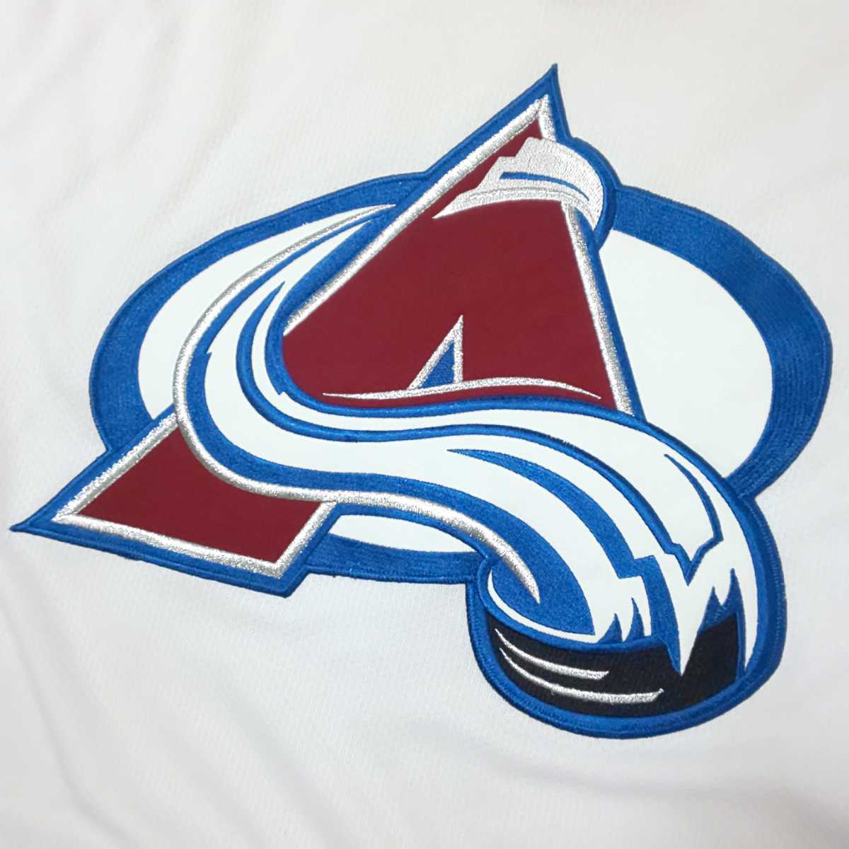 【極美品】STARTER NHL Colorado Avalanche スターター アバランチ ホッケーシャツ ゲームシャツ ゲームジャージ  ユニフォーム 刺繍ロゴ