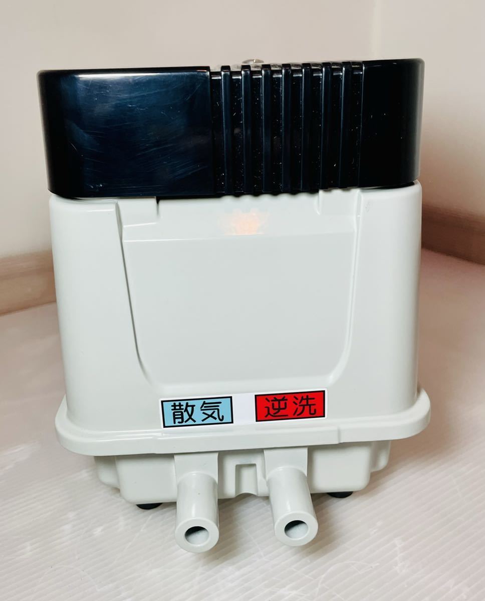 未使用】浄化槽用エアーポンプ ブロワ EP-80EL 左バッキ 安永