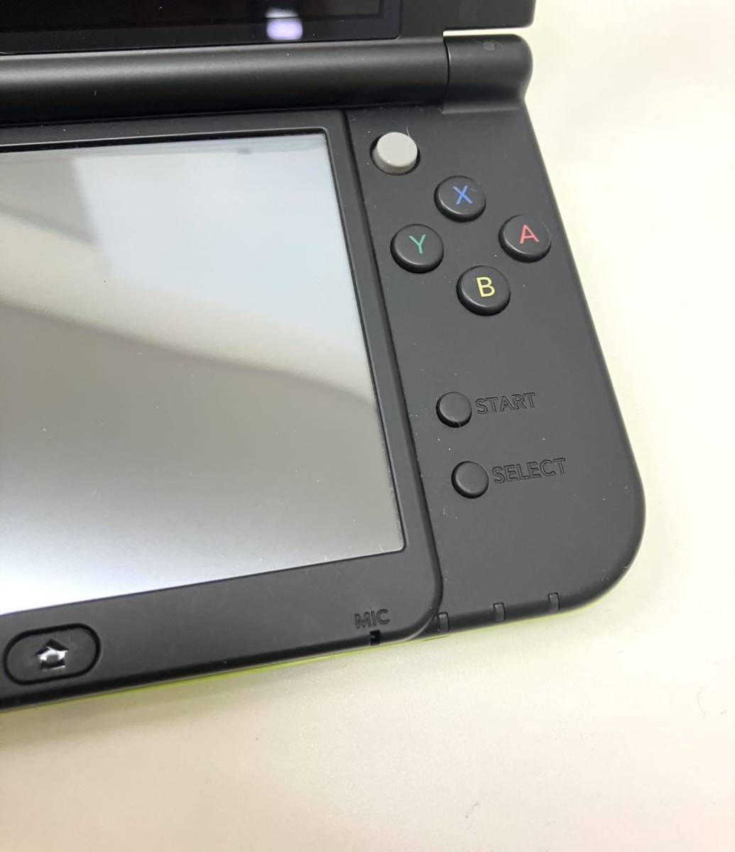 極美品】Newニンテンドー3DS LL ライム×ブラック 美品Nintendo 任天堂