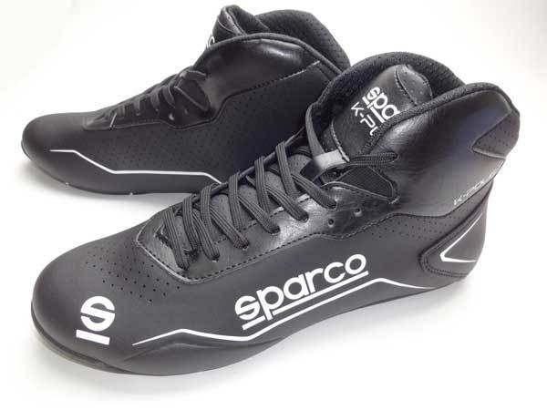 【特別セール品】 スパルコレーシングシューズ新品■レーシングカート K-POLE■ブラック Shoes Kart SPARCO パーツ