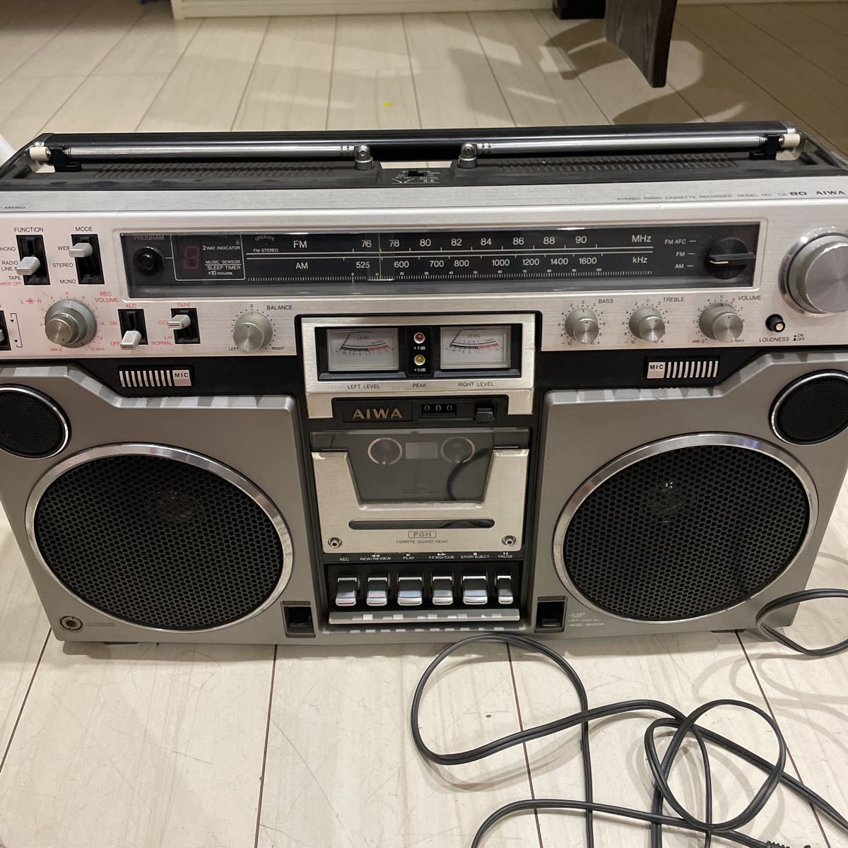 大特価 アイワ AIWA CS-P505 ラジオ カセット ステレオ ジャンク ラジカセ aiwa CS-P500
