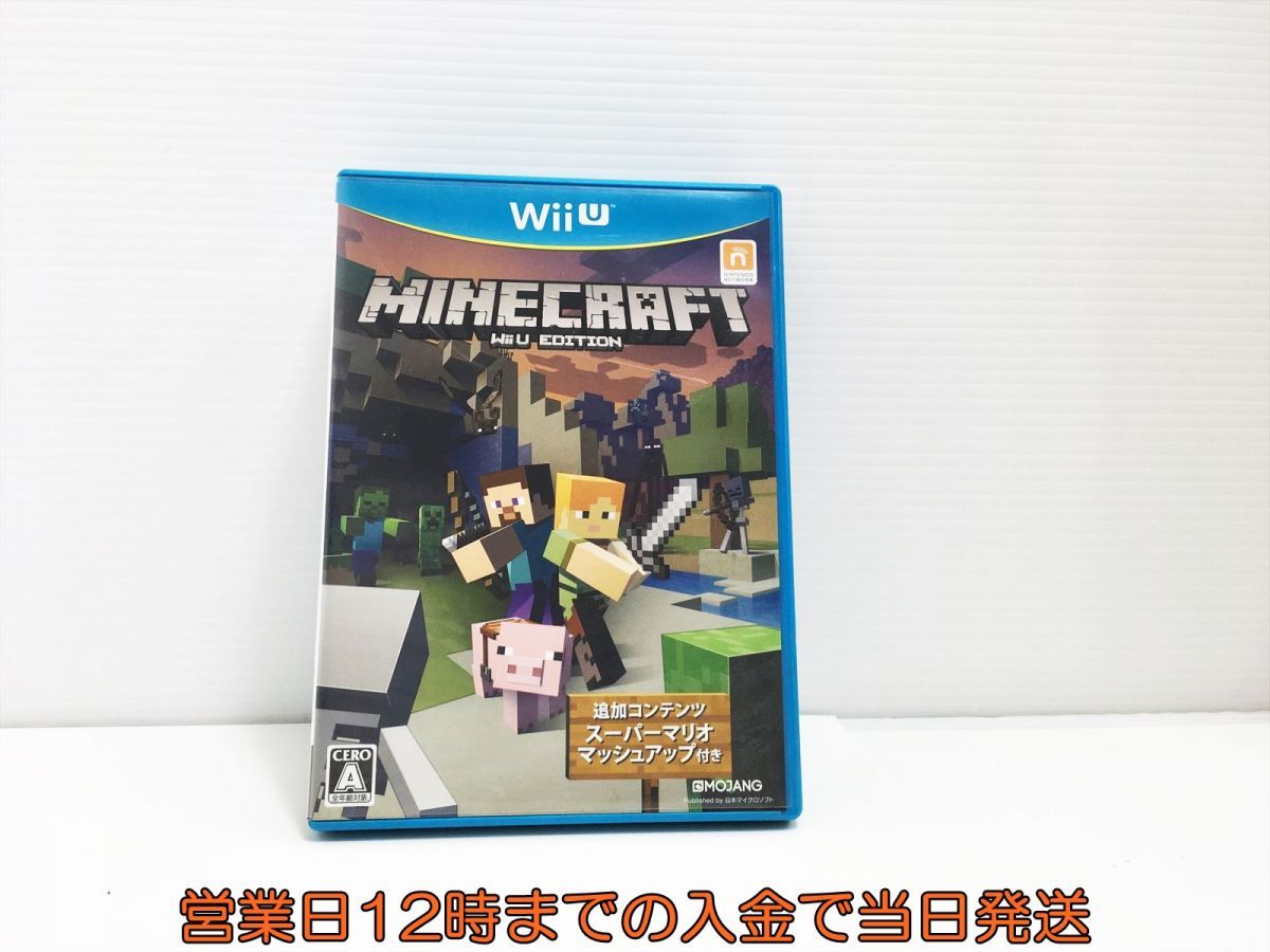 WiiU MINECRAFT: Wii U EDITION ゲームソフト 状態良好 1A0002-299sy/G1_画像1