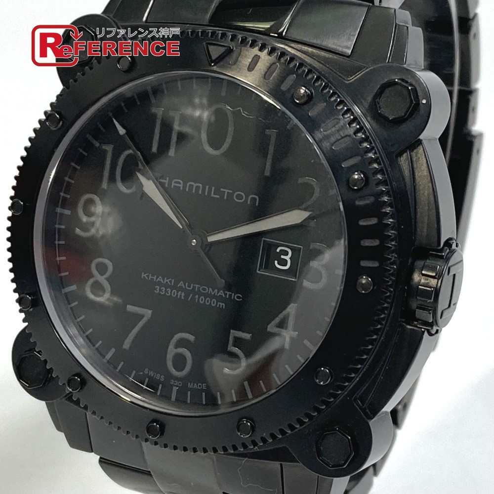 HAMILTON ハミルトン H785850 カーキ ビロウ ゼロ GMT 自動巻き デイト