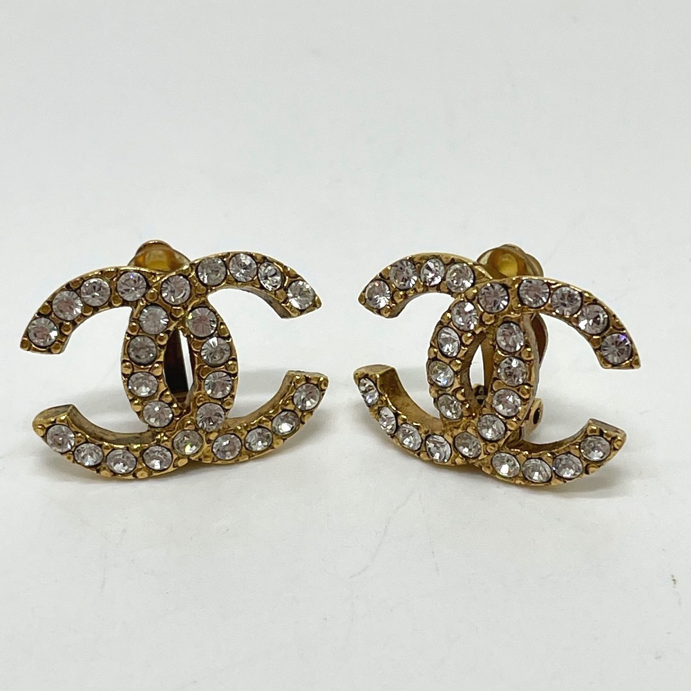 CHANEL シャネル CC ココマーク ラインストーン 02A/アクセサリー