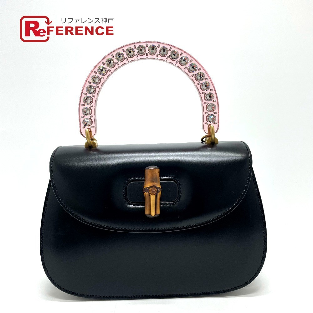 GUCCI グッチ 499631 トップハンドル ターンロック バンブー 2WAY