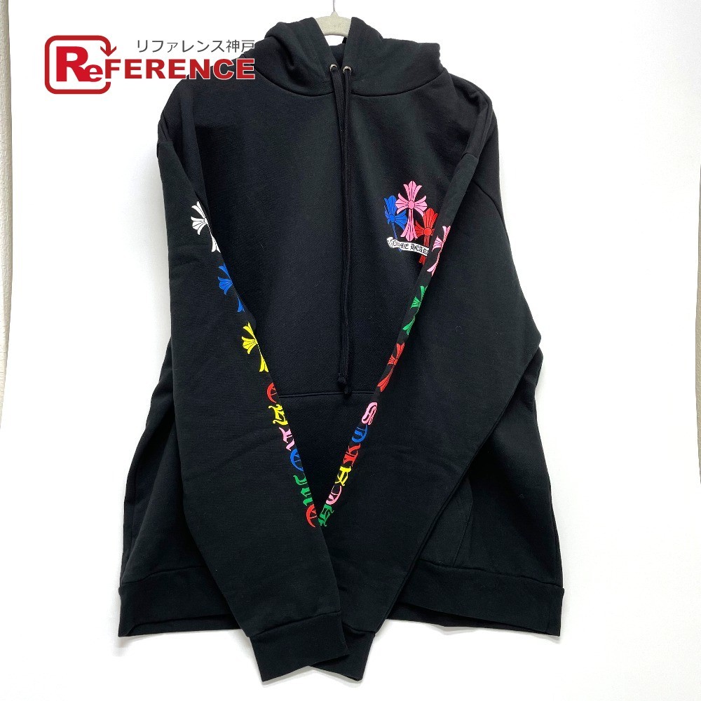 半額SALE★ HEARTS CHROME クロムハーツ メンズ【中古】未使用 ブラック コットン フーデイ Hoodie CRS CEM MLTCOL 2022SS マルチセメタリ―クロス トップス 半額SALE★ HEARTS CHROME クロムハーツ メンズ【中古】未使用 ブラック コットン フーデイ Hoodie CRS CEM MLTCOL 2022SS マルチセメタリ―クロス トップス