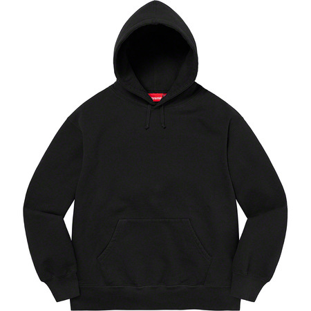 希少☆新品本物【黒☆S】☆Satin Applique Hooded Sweatshirt サテン