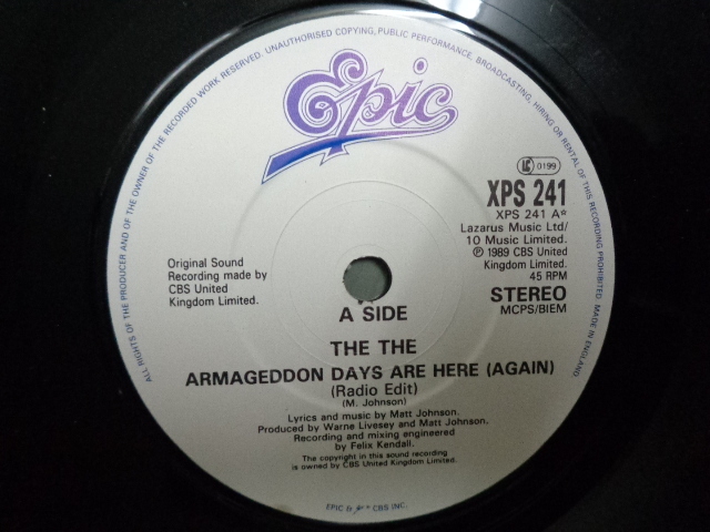 Yahoo!オークション - THE THE/ARMAGEDDON DAYS ARE HERE(AGAIN)(Radio...