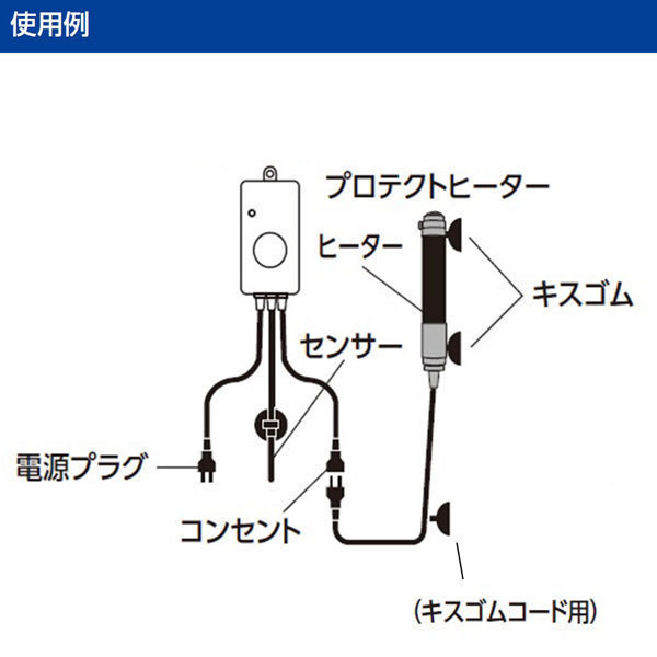 ニッソー　プロテクトプラス　Ｒ－１１０Ｗ　45cm(44L)以下水槽適合　サーモスタット＆ヒーター_画像4