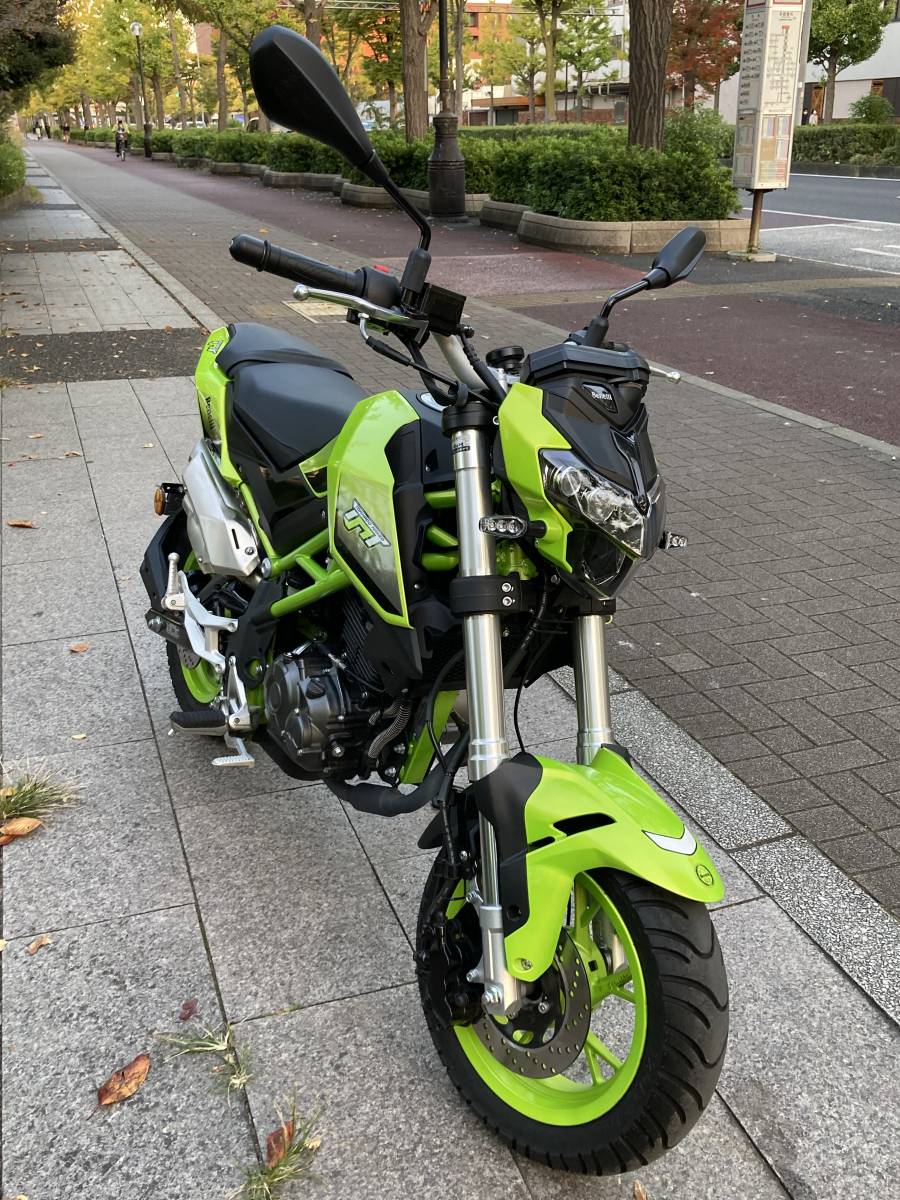 【個人出品】ベネリ TNT125 走行距離2,665km 2022年3月登録 自賠責4年4か月あり Benelli TNT125 (同カテゴリー グロム GROM Z125PRO)