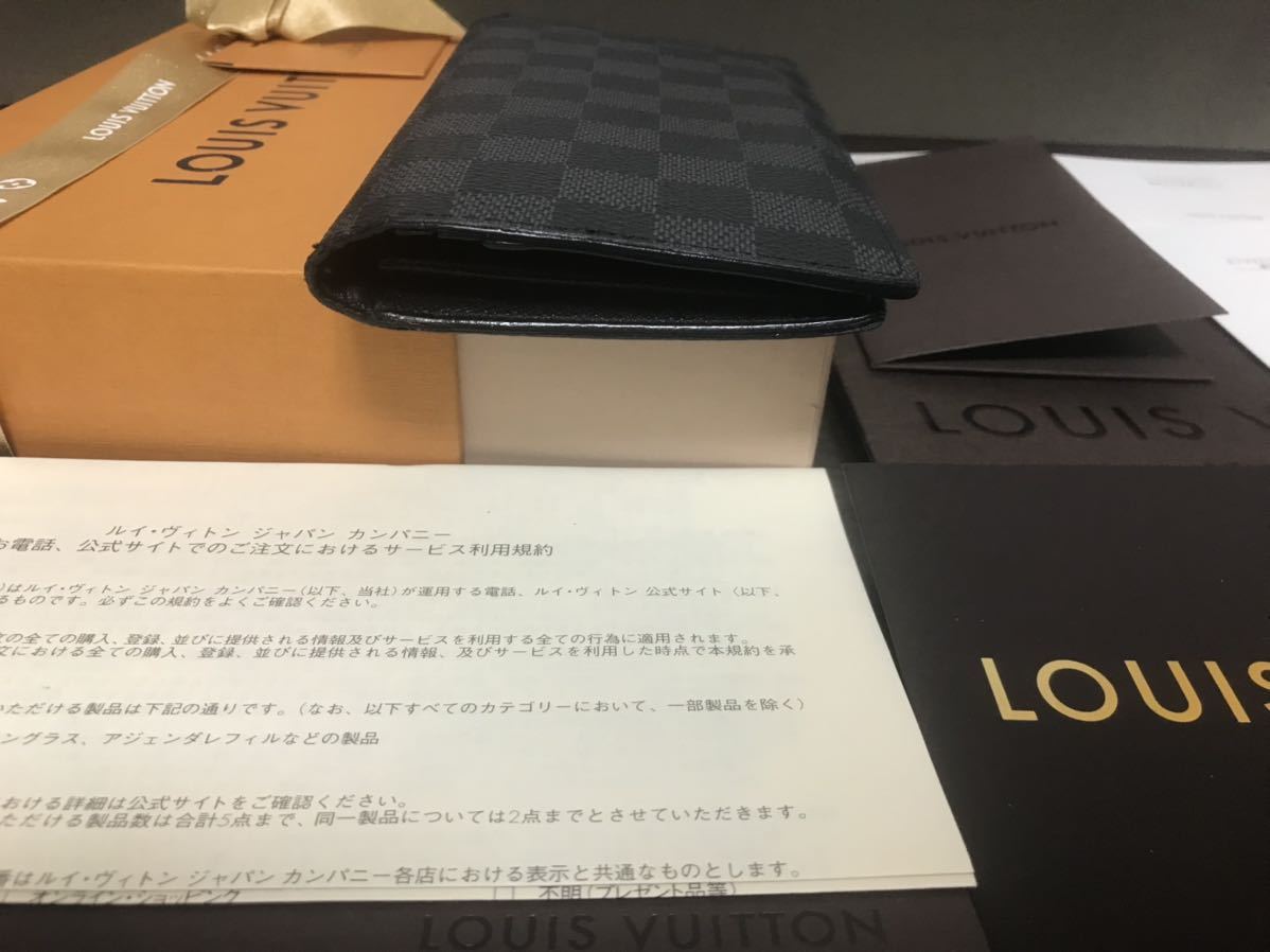 美品！本物保証！LOUIS VUITTONルイヴィトンダミエ グラフィット長財布_画像3