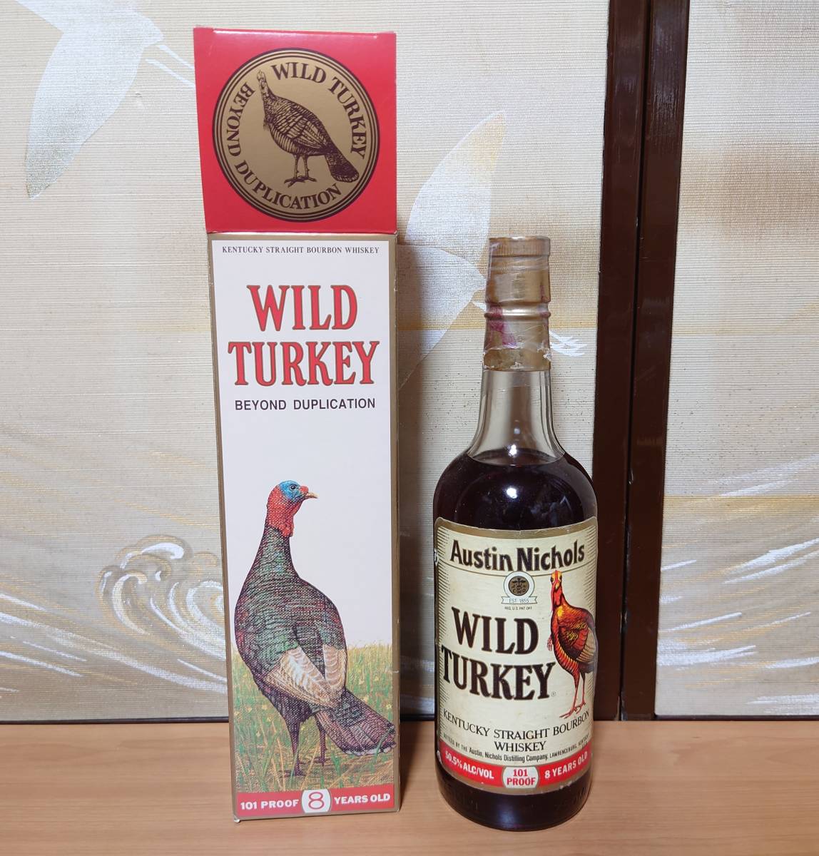 V即決□正面 WILD TURKEY ワイルドターキー 8年 101 PROOF 旧 V即決□正面 WILD TURKEY ワイルドターキー 8年 101 PROOF 旧
