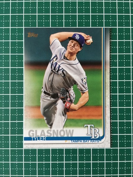 即決のみ！★TOPPS MLB 2019 SERIES 1 BASEBALL #115 TYLER GLASNOW【TAMPA BAY RAYS】ベースカード 19★同梱発送可能！_画像1