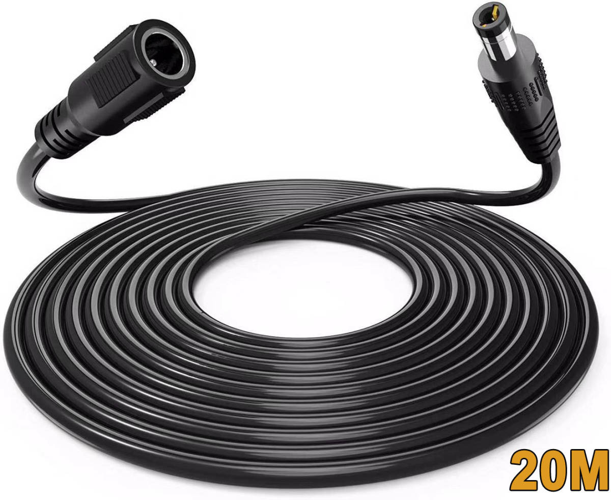 DC extension cable 20M DC Jack DC plug DC connector extension cable 