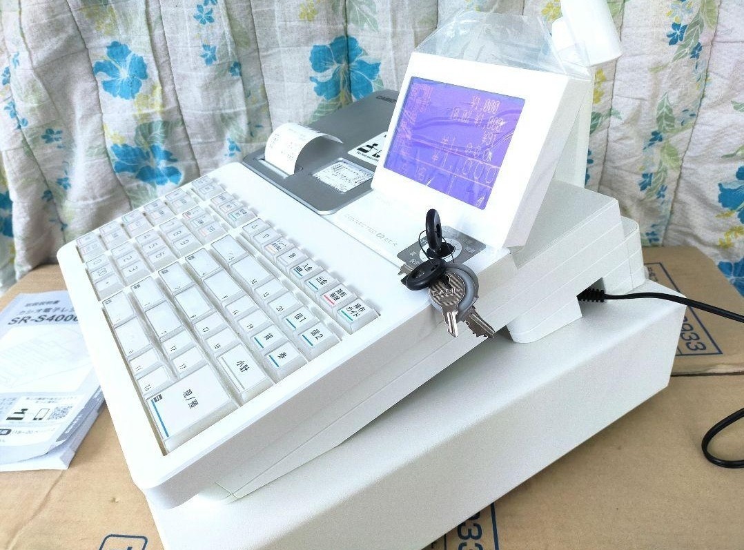 CASIO レジスター SR-4000 最新レジスター 美品 n3107 カシオ CASIO