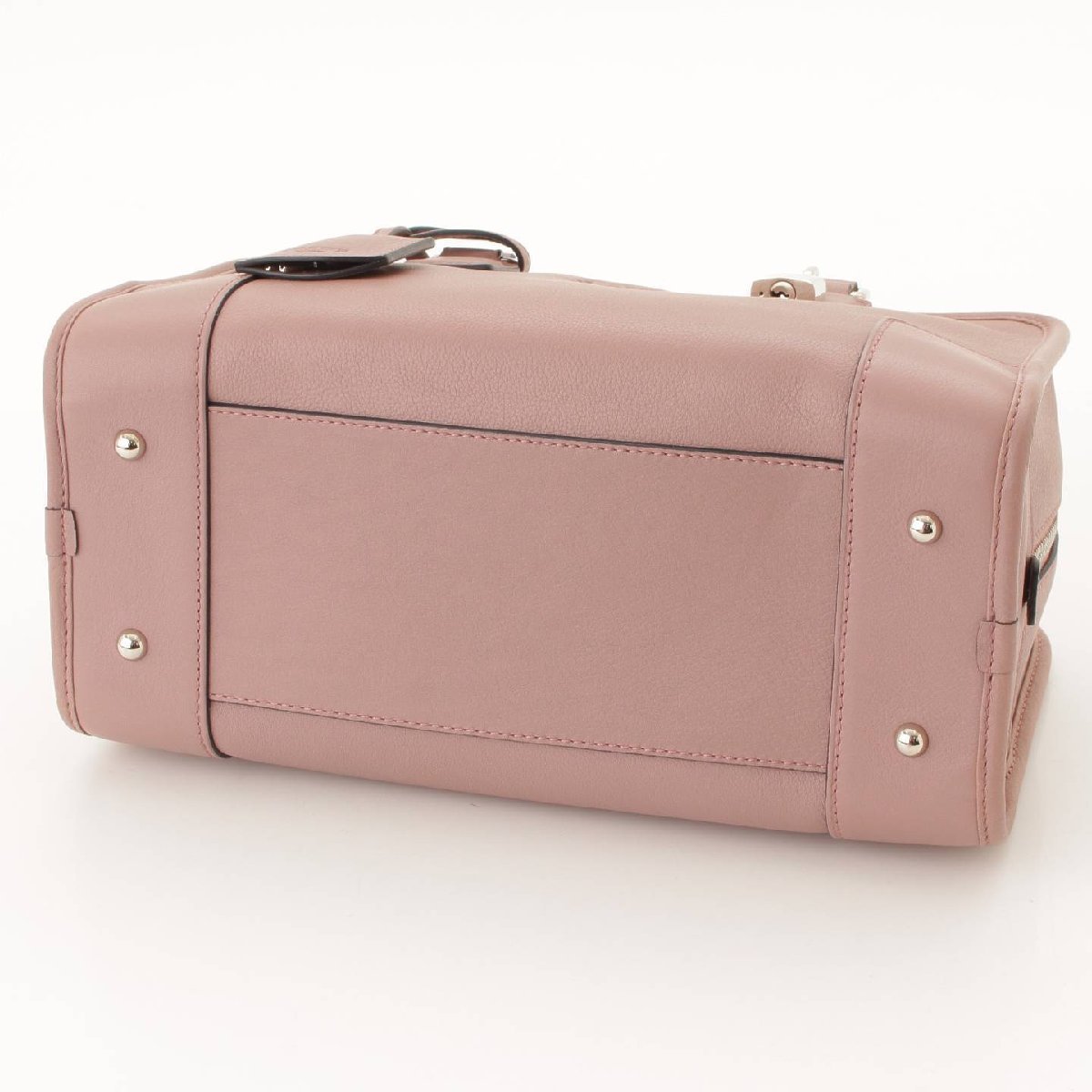 【ロエベ】Loewe アマソナ28 パドロック付き レザー ハンドバッグ 28 352.07.A03 ピンク 【中古】【正規品保証】166309_画像5