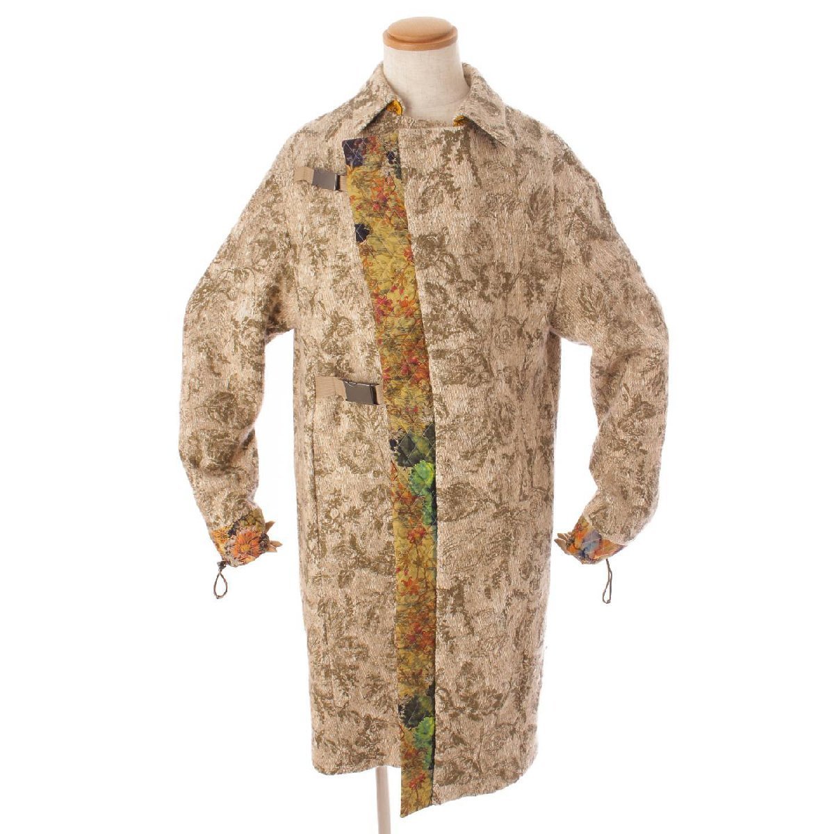エトロ】Etro メンズ アルパカ モヘヤ混 ツイード ロングコート 1C112