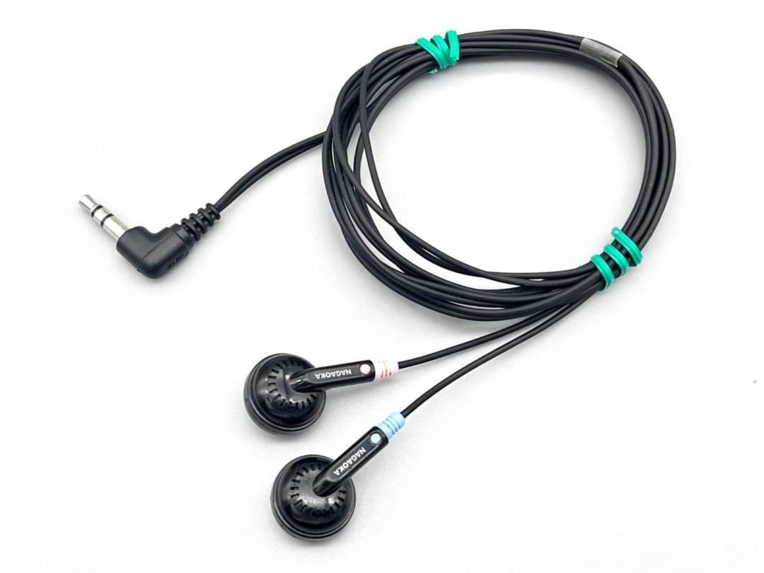 【希少品】NAGAOKA DYNAMIC STEREO HEADPHONES★Azden dsr-82のOEM★日本製★音出しOK★Ath Sony Victor Aiwa Technics