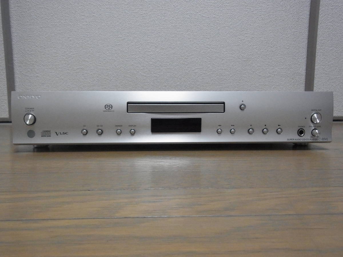 ONKYO オンキョー CDプレーヤー C-S5VL 通電/音出し確認済 SUPER AUDIO