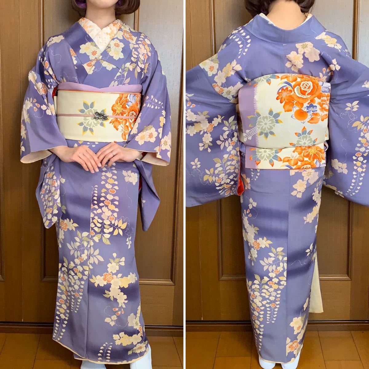 アンティーク着物 小紋 桜 藤|Yahoo!フリマ(旧PayPayフリマ) アンティーク着物 小紋 桜 藤|Yahoo!フリマ(旧PayPayフリマ)