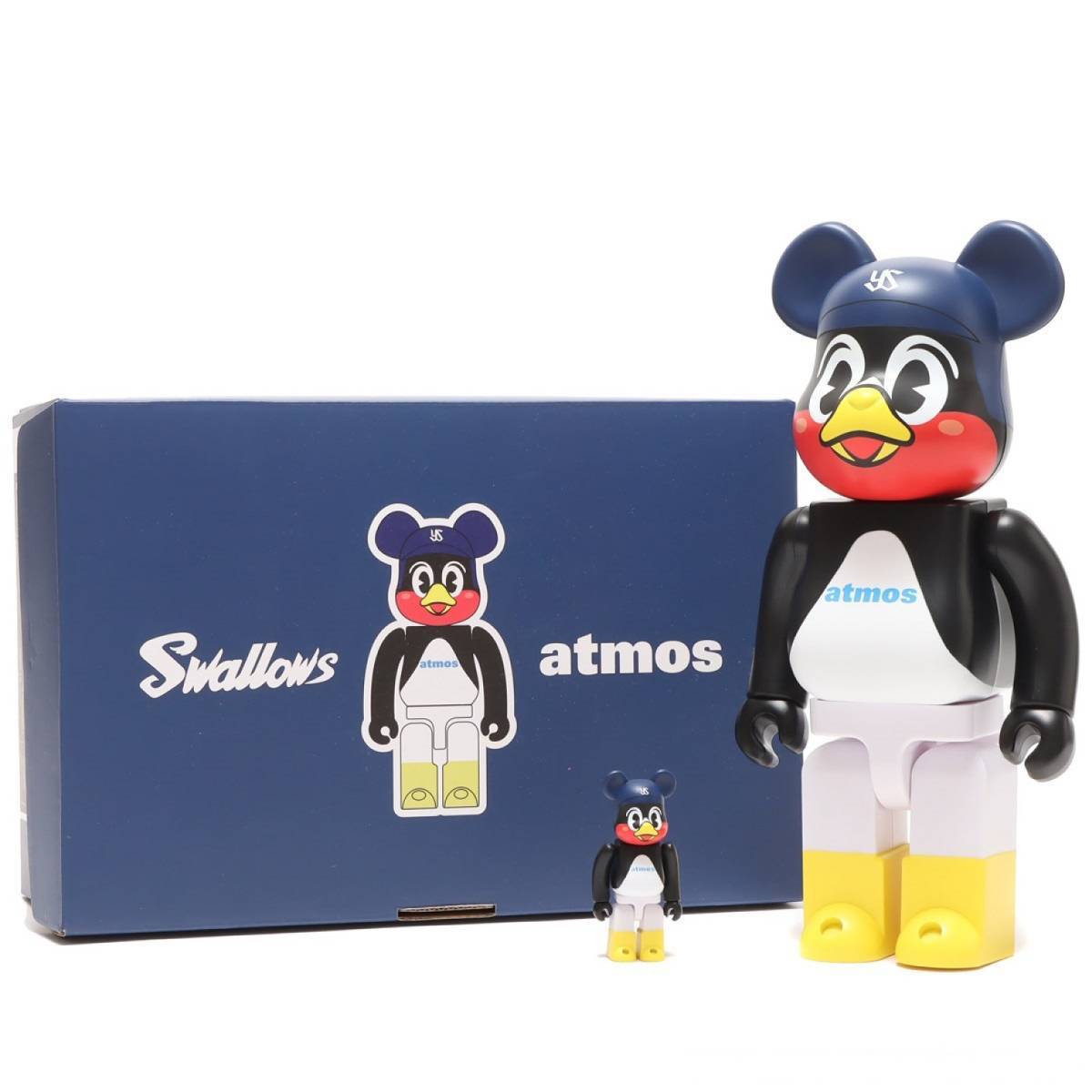 BEARBRICK atmos×Tokyo Yakult Swallows 100%& 400％_画像2