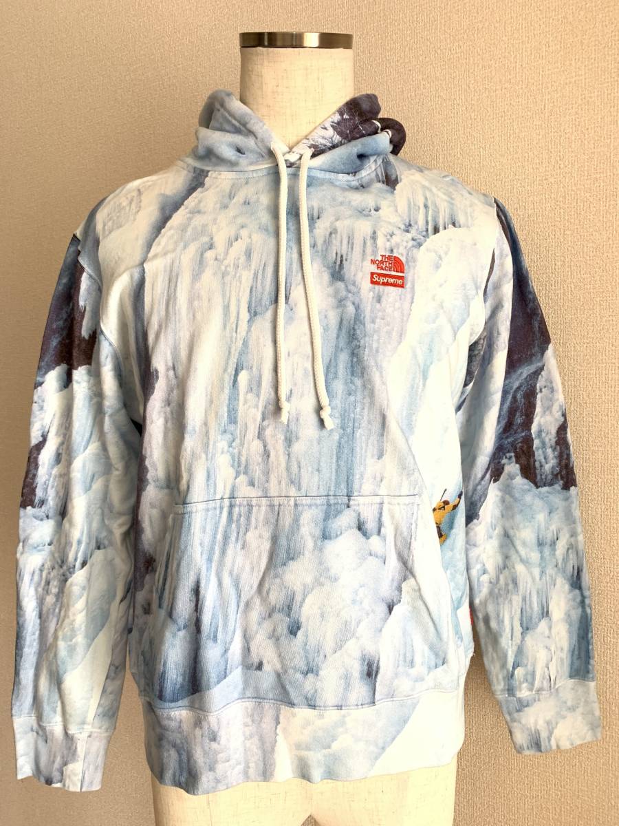 Mサイズ 21SS SUPREME x THE NORTH FACE Ice Climb Hooded Sweatshirt