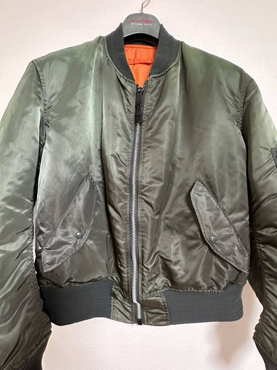 USA製 ALPHA MA-1 フライトジャケット MIL-J-82790J LARGE L アルファ