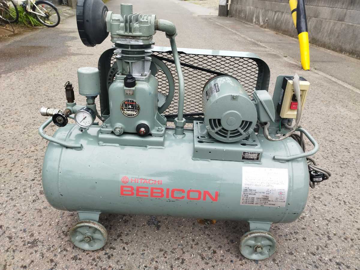 日立ベビコン エアーコンプレッサー タンク容量50L 最大使用圧力10.7