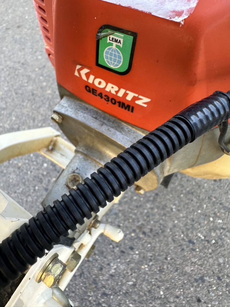 Kiorits 共立 MKSE432R 乗用 溝切り機 RIDER 混合ガソリン 水田 溝切り