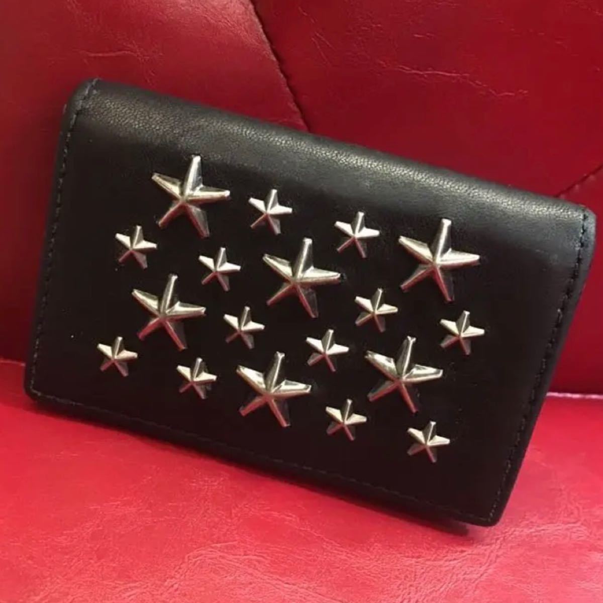 美品】JIMMY CHOO ジミーチュウ 名刺入れ カードケース-