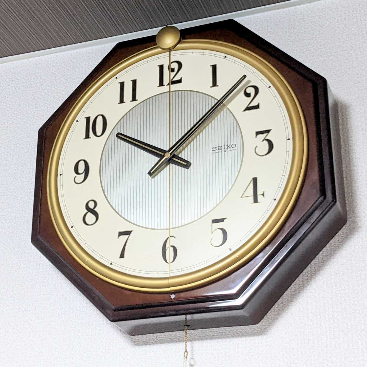 一番の贈り物 【希少】SEIKO からくり時計 掛け時計 RE504b 訳あり
