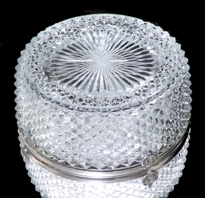 オールド・バカラ(BACCARAT) ディアマン・ビゾー 21.5cm 1.5kg 特大 銀