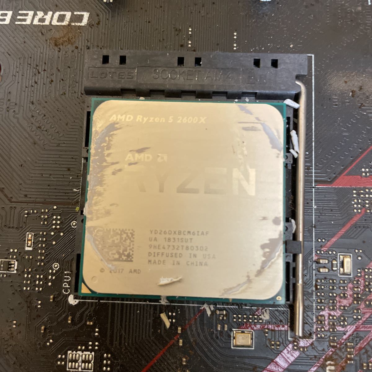 ヤフオク! - MSI B450 GAMING PLUS+AMD RYZEN 5 2600x CPU ま...
