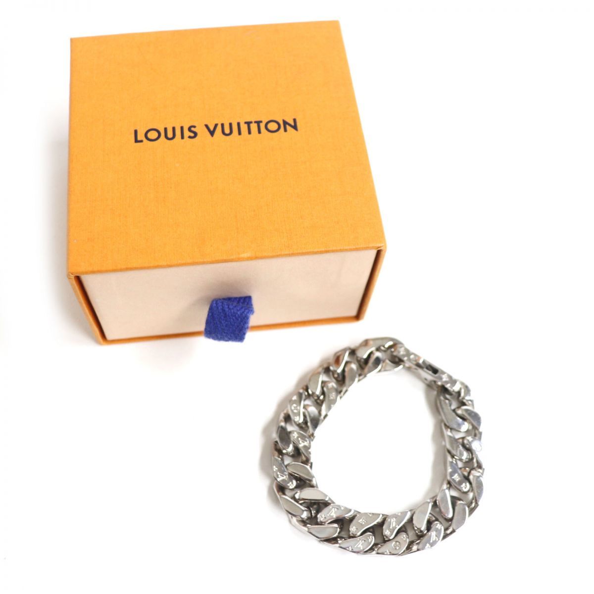 良品▽LOUIS VUITTON ルイヴィトン M69988 ブラスレ・LVチェーン