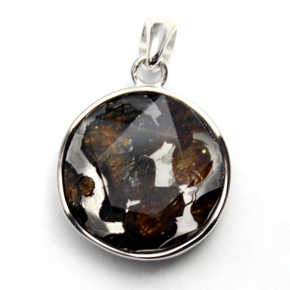 pala site meteorite six . star pendant ( pendant top ) meteor light cosmos pen top necklace men's lady's silver 925