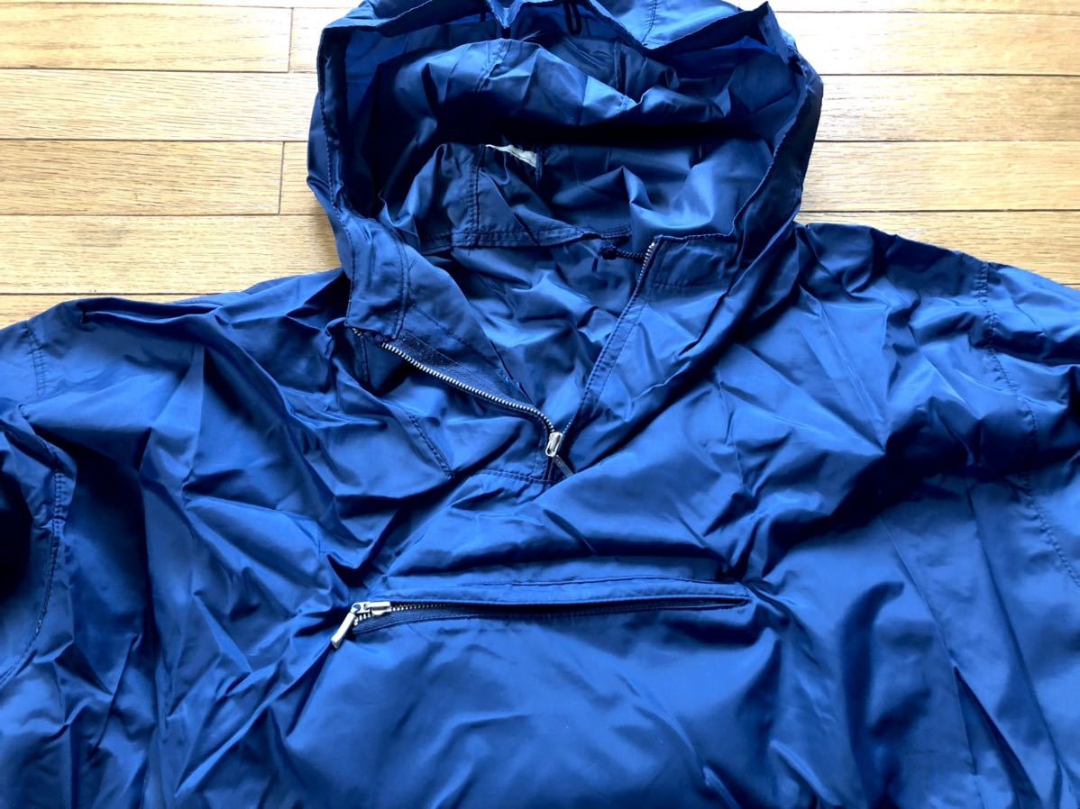 ■ ナイロンジャケット ■ ミズノ ネイビー MIZUNO BERG mountaineering wear 登山 コンパクト 雨具 ビンテージ アンティーク プルオーバーの画像3