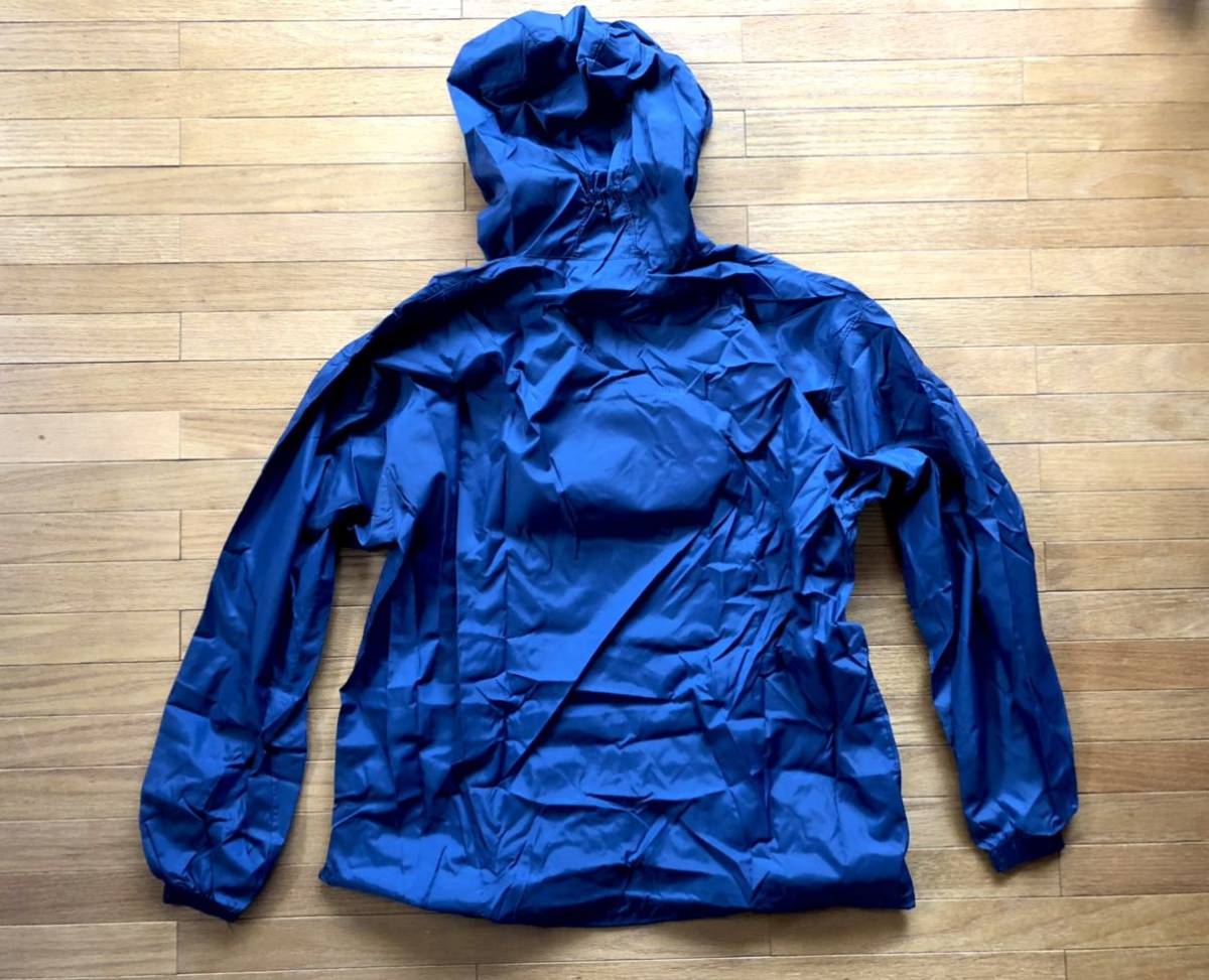 ■ ナイロンジャケット ■ ミズノ ネイビー MIZUNO BERG mountaineering wear 登山 コンパクト 雨具 ビンテージ アンティーク プルオーバーの画像2