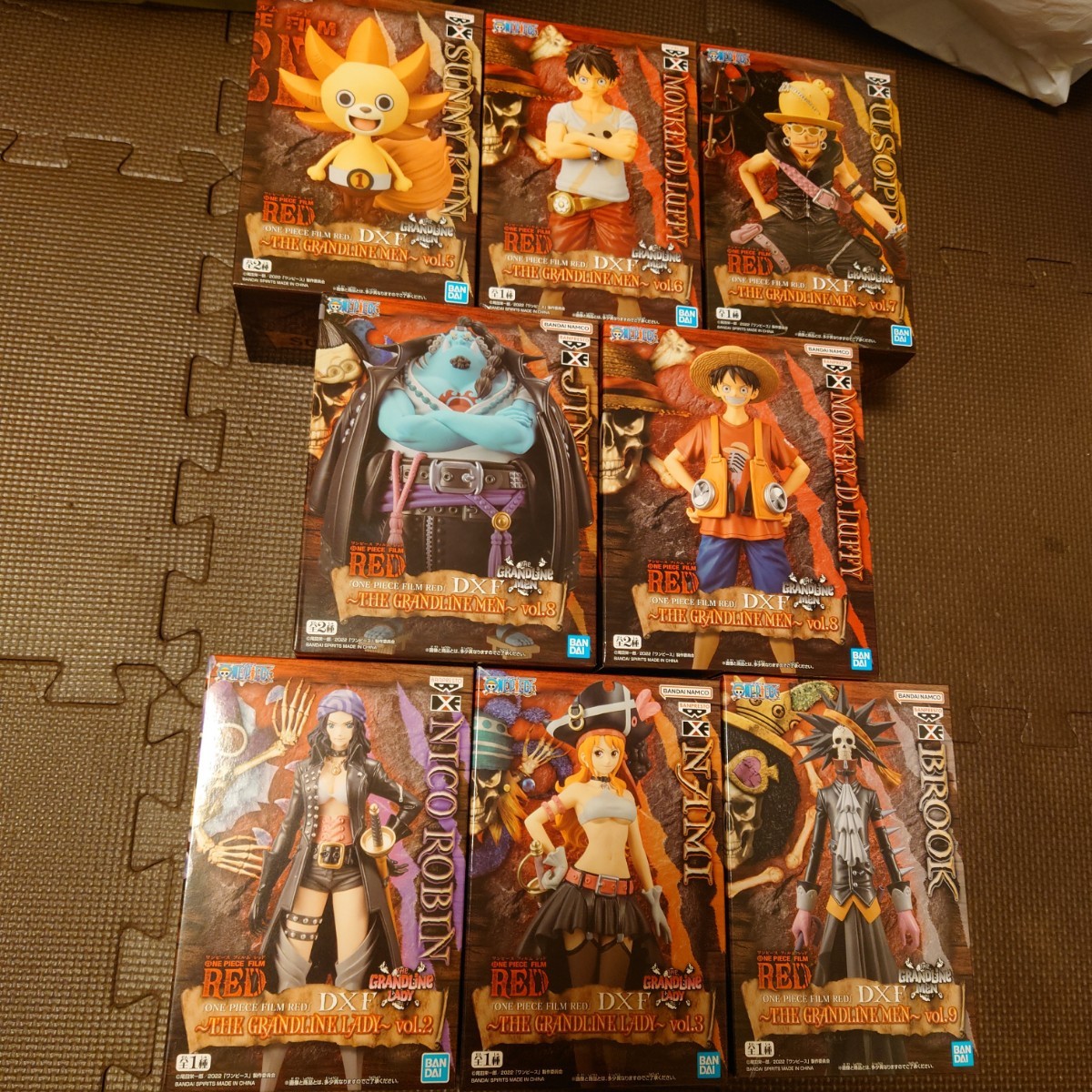 ワンピース フィギュア dxf 8個セット ジンベエなど puertopetvalpo.cl