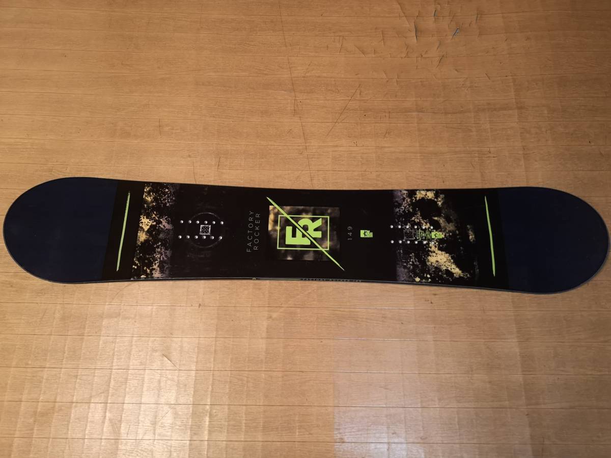 ROME SDS ROME FACTORY ROCKER 17/18 149 ローム スノーボード 板 トレイル ボウル トゥリー パーク ロッカー キャンバー_画像1