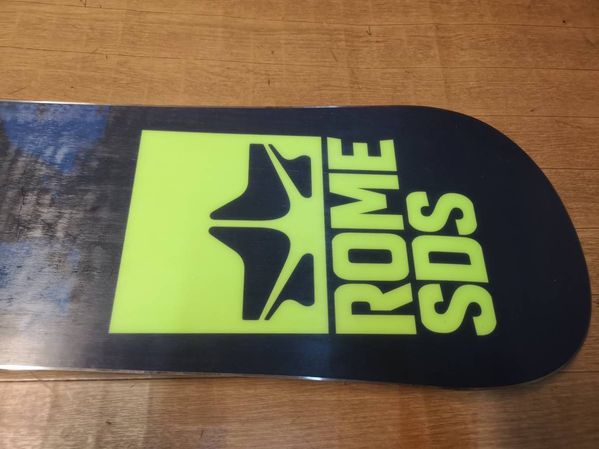 ROME SDS ROME FACTORY ROCKER 17/18 149 ローム スノーボード 板 トレイル ボウル トゥリー パーク ロッカー キャンバー_画像10