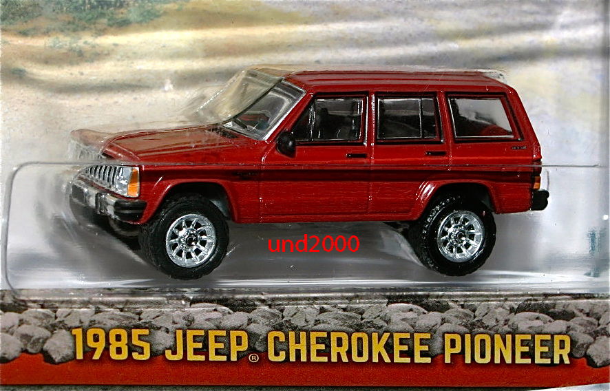 Greenlight 1/64 1985 Jeep Cherokee Pioneer ジープ チェロキー パイオニア グリーンライト All-Terrain 12_画像2